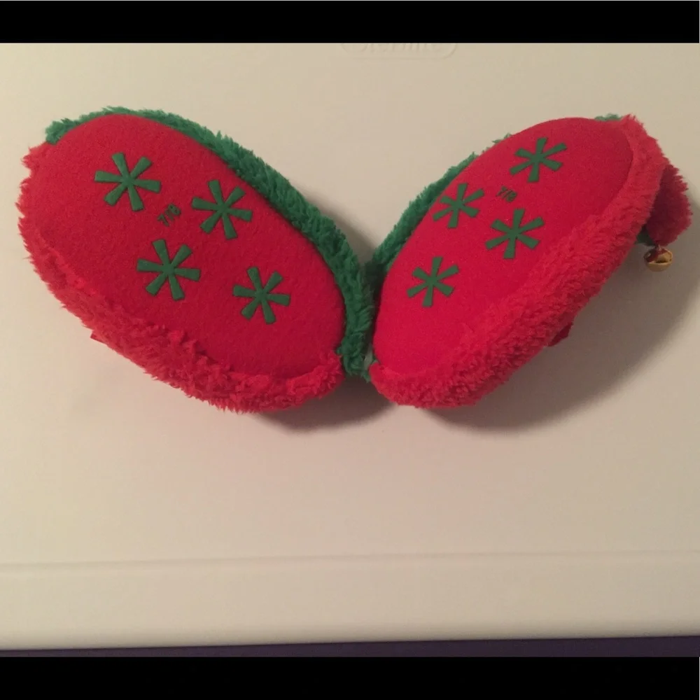 COPY - PJ Couture 7/8 kids christmas slippers elf
